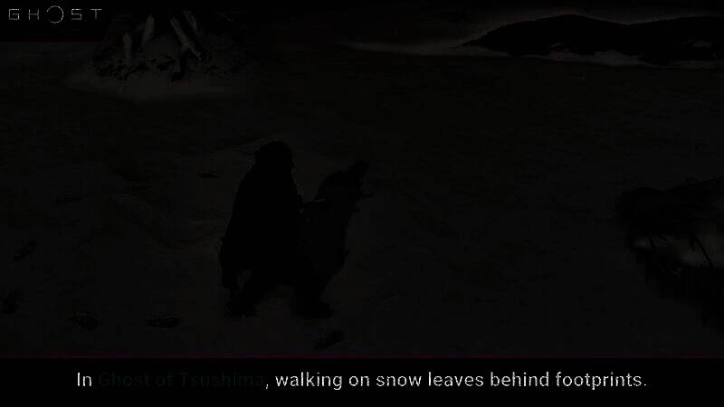 对马岛之鬼与刺客信条:影雪中脚印对比图1