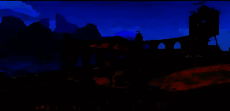 见习骑士手持盾牌的形象