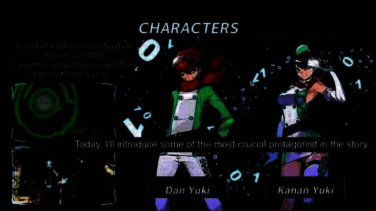 《数码宝贝物语：时空异客》主角Dan Yuki和Kanan Yuki