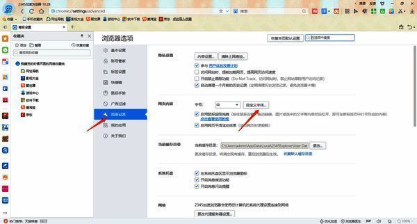 2345加速浏览器高级设置图片