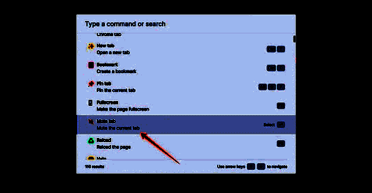 Omni插件页面点击Mute tab选项