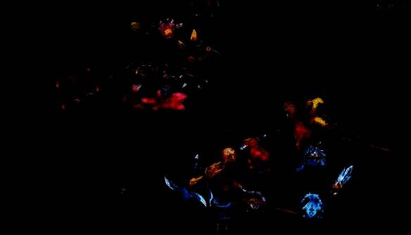 《梦幻西游》七绝山千年柿树精第一回合战斗画面