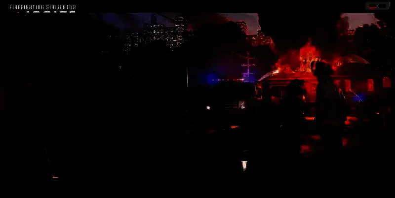 《消防员模拟器：烈焰行动》官方网站页面截图