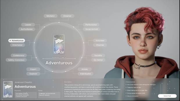 《inZOI》角色定制画面1