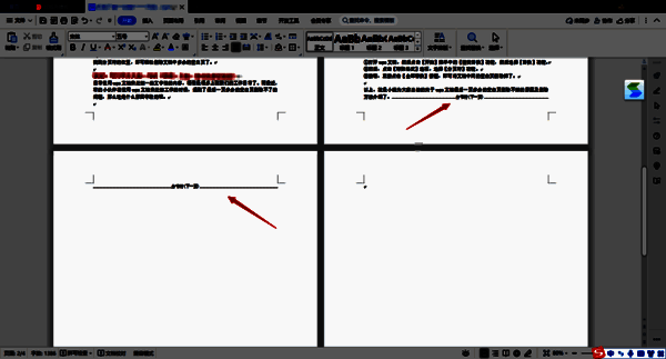 WPS 文档分页符相关示例图