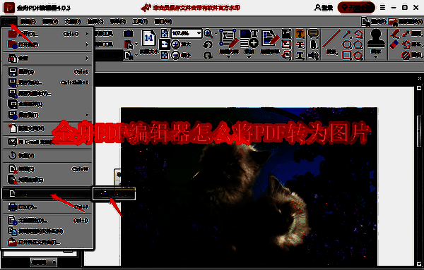 金舟PDF编辑器界面示例图