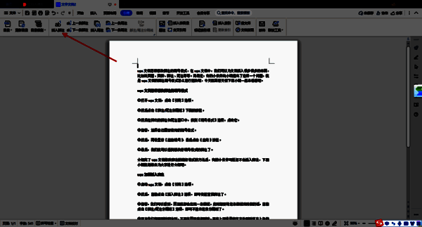 wps插入脚注选项界面
