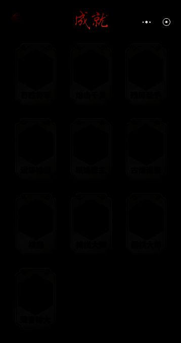 显示成就的界面图