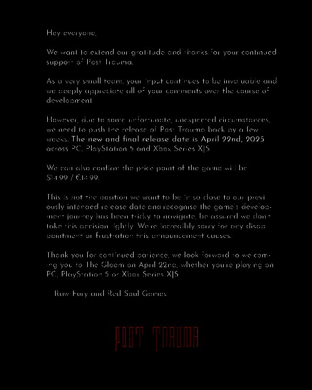 《Post Trauma》相关图片1