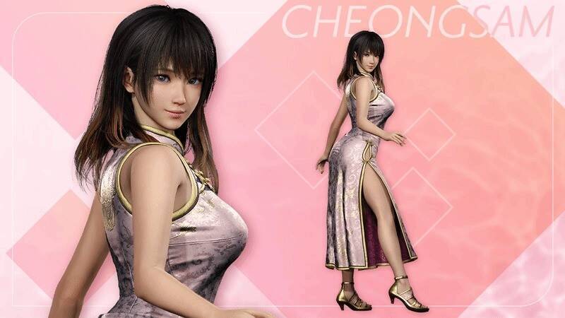 《死或生：女神璀璨假期》旗袍装特典图片