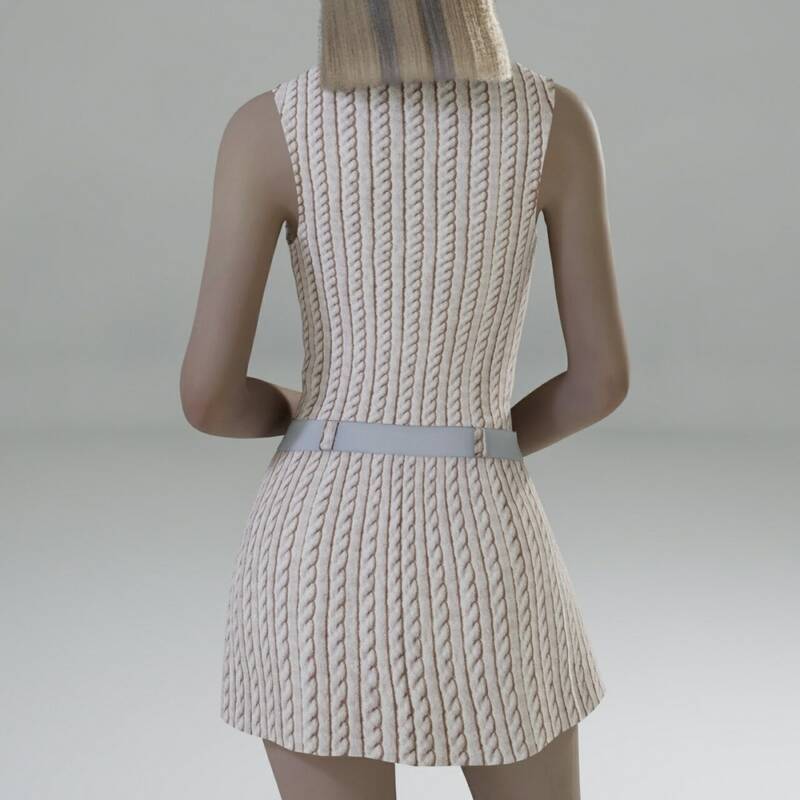 《inZOI》无袖针织连衣裙使用教程图3