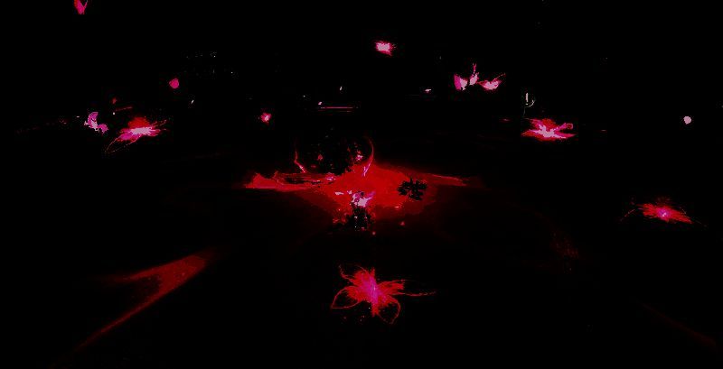 孙白微释放蝴蝶技能画面