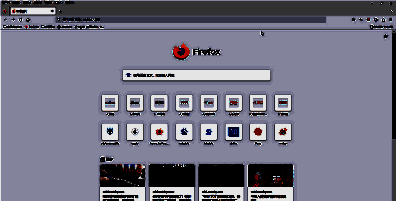 Firefox浏览器首页界面