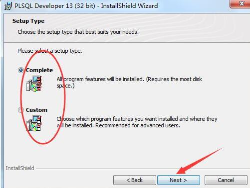 pl/sql developer安装方式选择界面