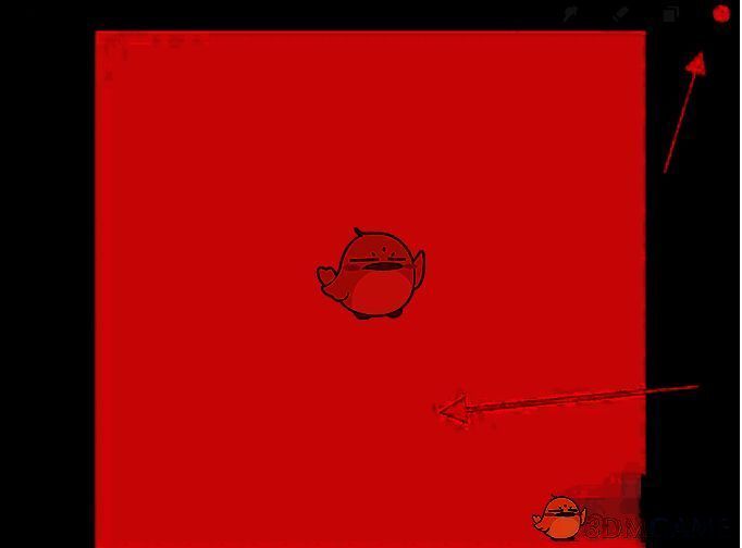 拖拽颜色到画布填充界面