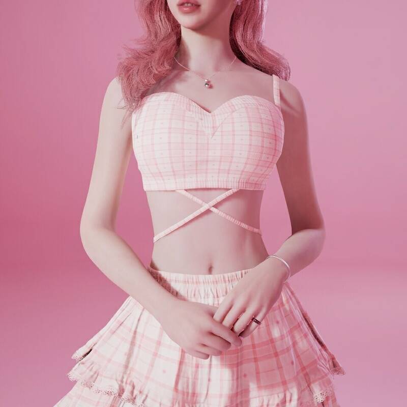 inZOI粉色比基尼短裙使用教程图2