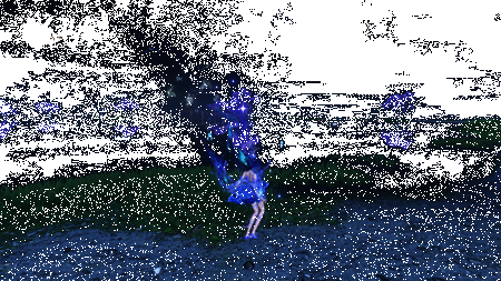 逆水寒手游轻功套装汐影展示动图2