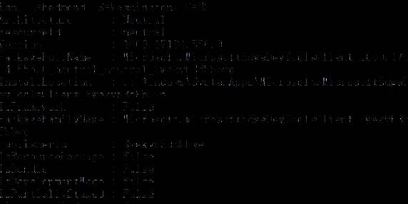 列表中显示 PackageFullName 项,以及后面的内容