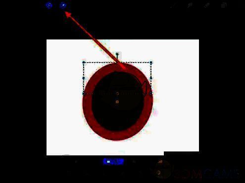 点击箭头标记选择移动工具