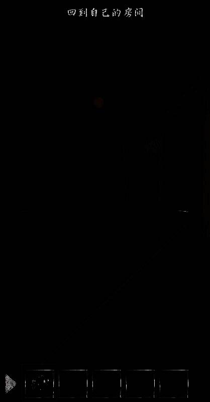 用钥匙串打开房间门的画面