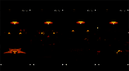 游戏场景翻转标记画面