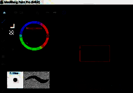Medibang Paint关闭网格工具操作界面示例