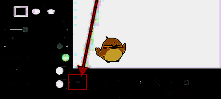 Medibang Paint撤回操作图标界面图