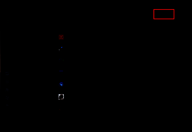 选择设置选项界面