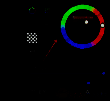 medibang paint颜色选择界面