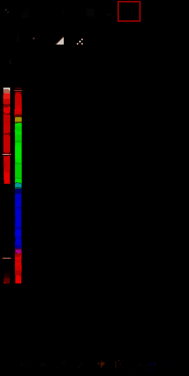 medibang paint画布出现渐变效果展示图