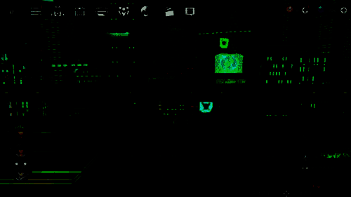 游戏赛博朋克风格都市画面