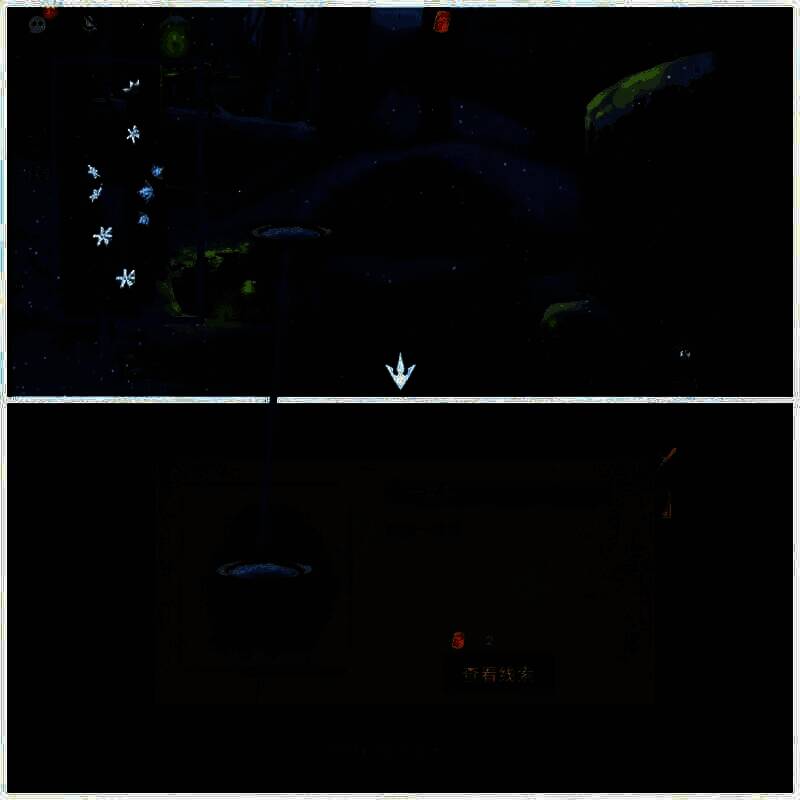 洞窟中树花的图片