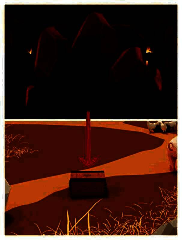 打开箱子得到沙锤图