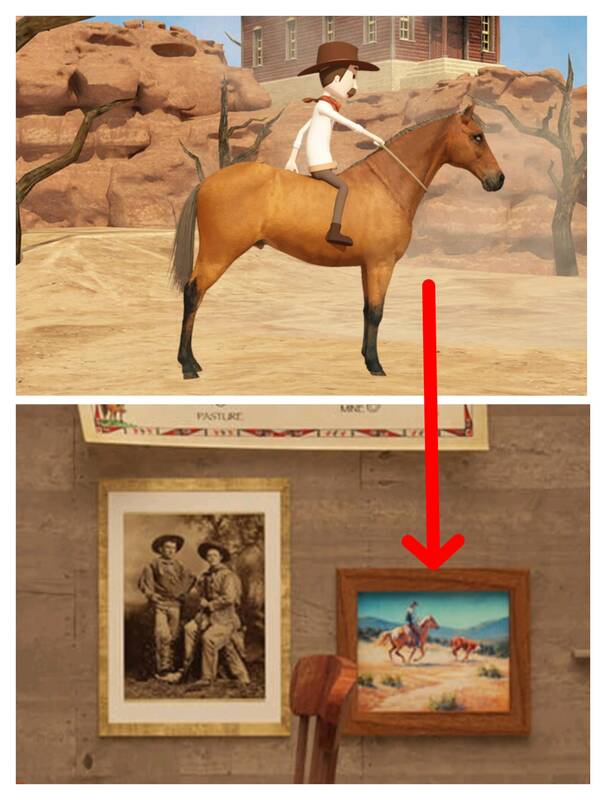 第二个场景牛仔及酒馆画框图