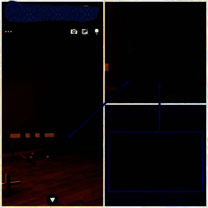 蓝色架子下层木棒的线索