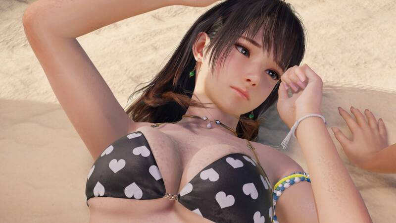 《死或生:女神璀璨假期》女孩柔肤表现截图