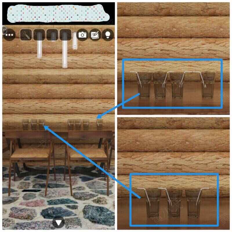 木屋桌子上杯子线索图