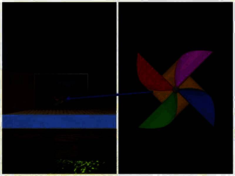 打开狗窝内盒子获得风车图