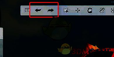 SketchBook撤回工具位置图