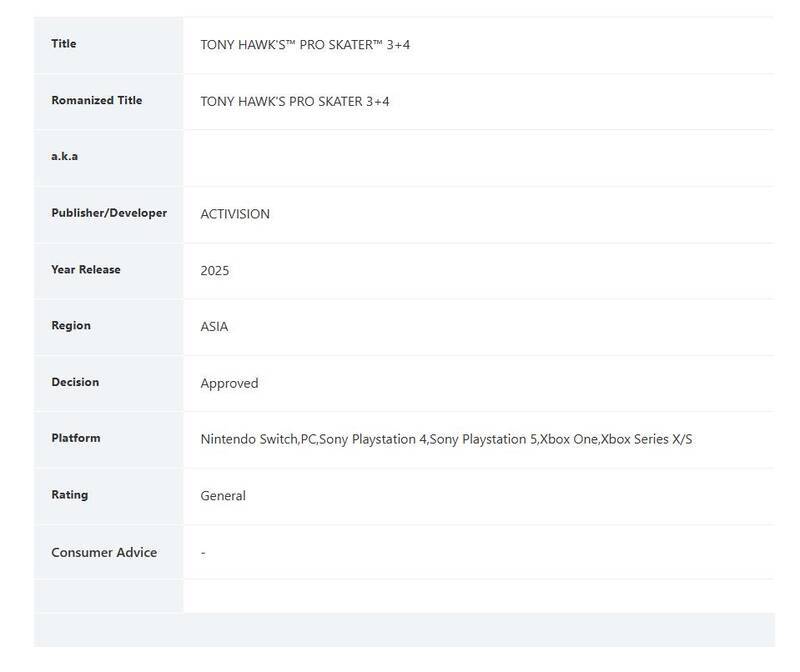《托尼霍克职业滑板3+4》相关图片1