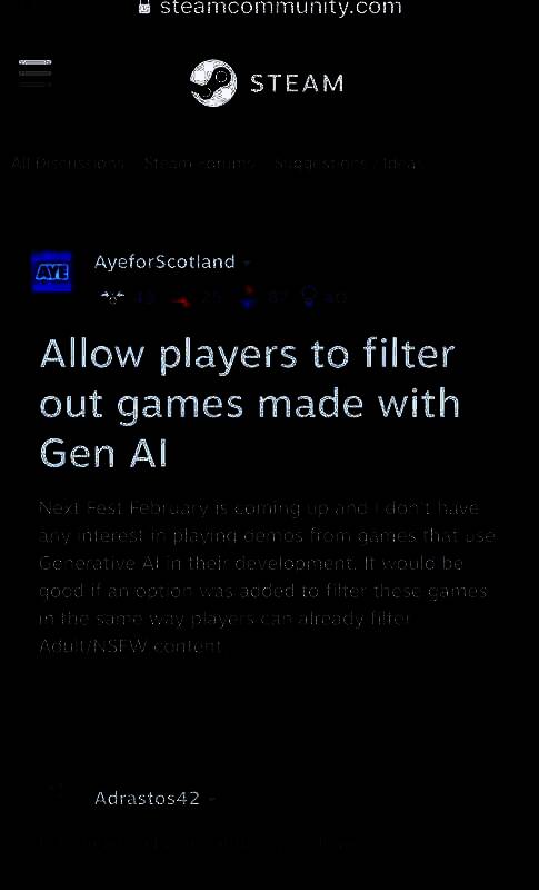 Steam论坛相关帖子截图