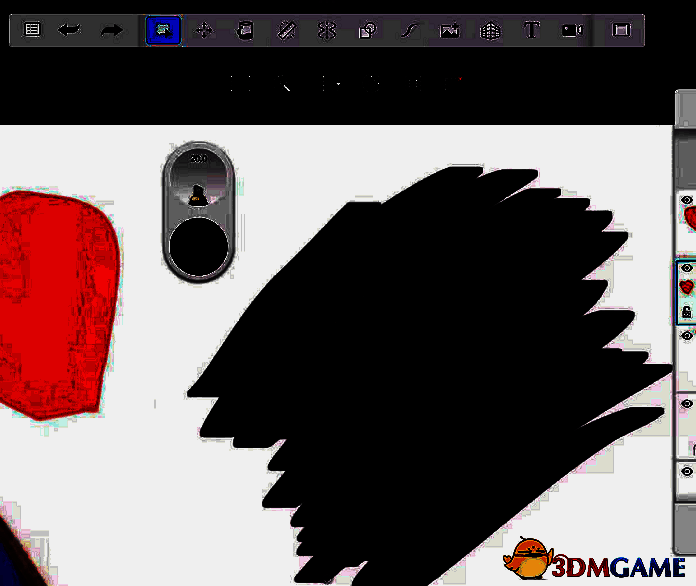 sketchbook建立选区示例图