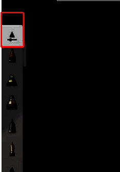 进入画笔库界面示意图