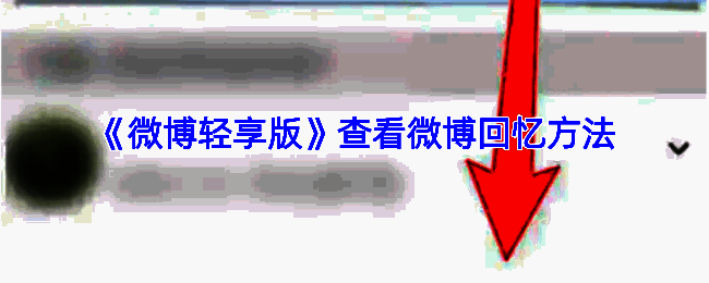 微博轻享版查看回忆相关界面图1
