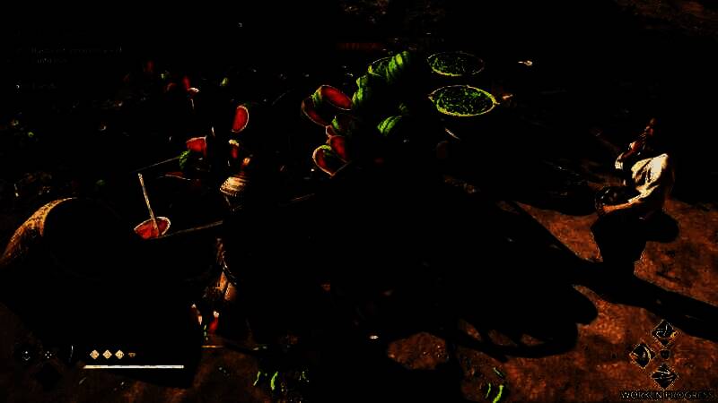 《刺客信条：影》弥助砍西瓜视频截图2