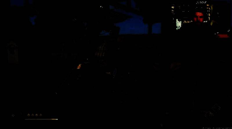 《刺客信条：影》中弥助攻击白人商人的画面