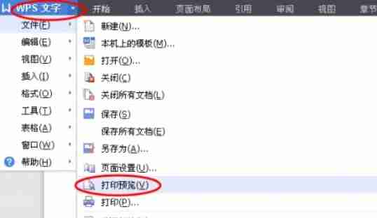 进入打印预览界面操作图片