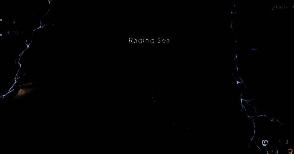 到达怒海区域的画面