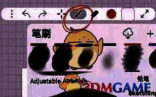 iartbook怎么调整笔刷大小?iartbook插画入门教程 iartbook选择笔刷步骤图示