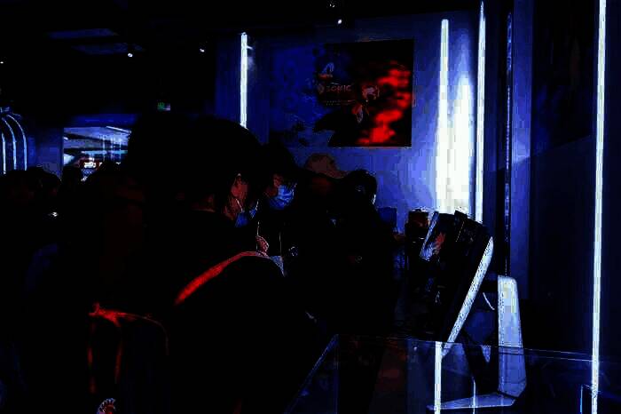 世嘉快闪店透卡盲抽活动现场图片